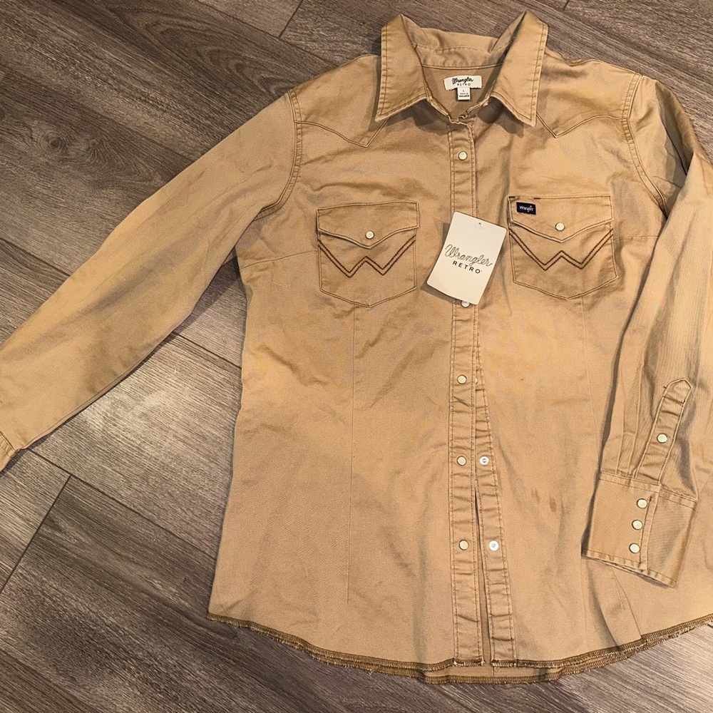 Wrangler Retro NWT Button Down Size L